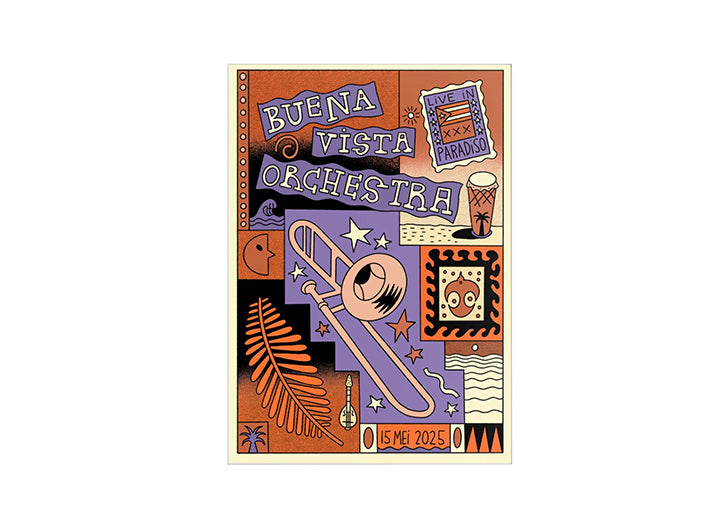 Paradiso Prints: Buena Vista Orchestra door Bas Steens