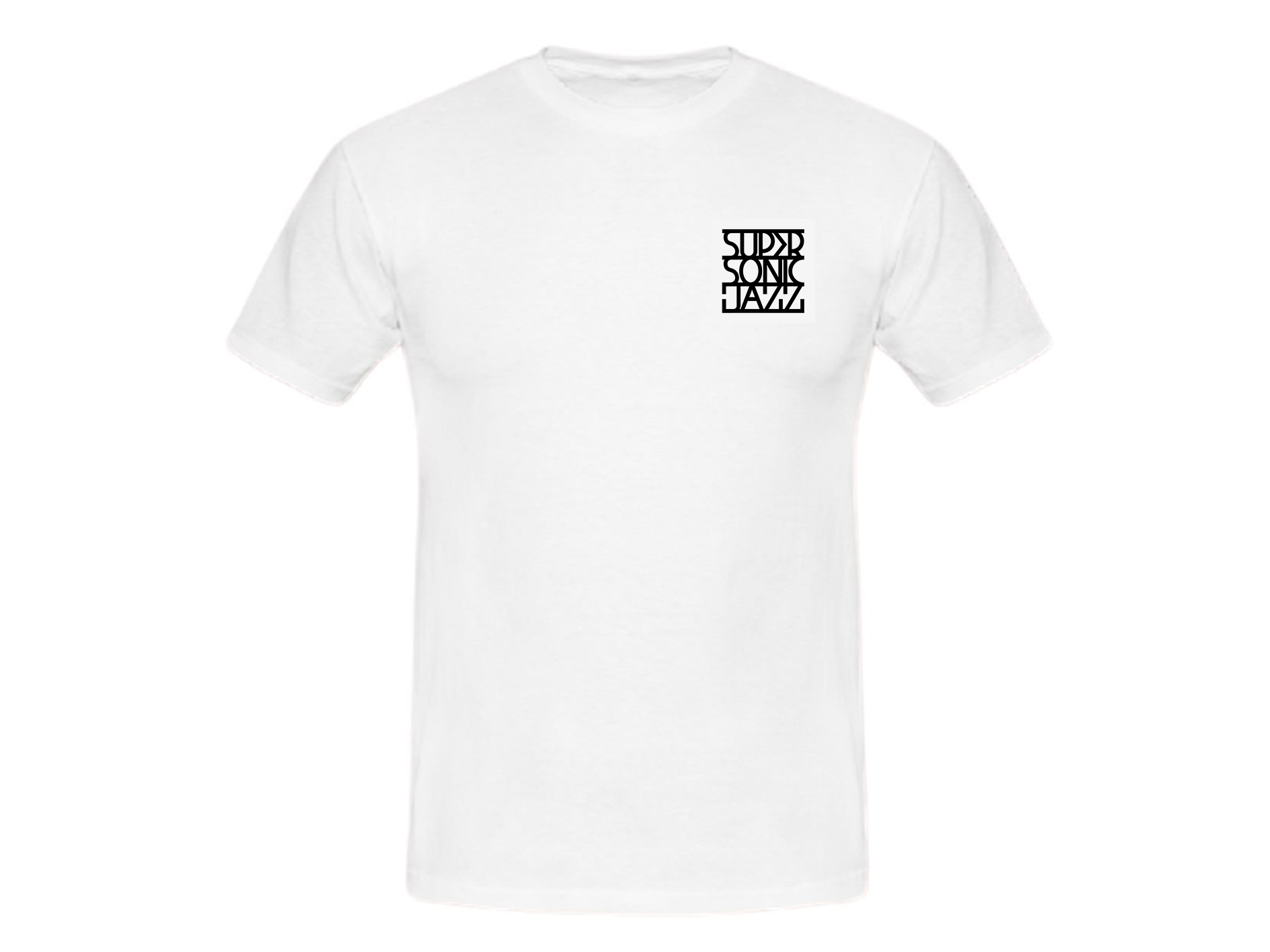 Super-Sonic Jazz Logo T-shirt (wit)