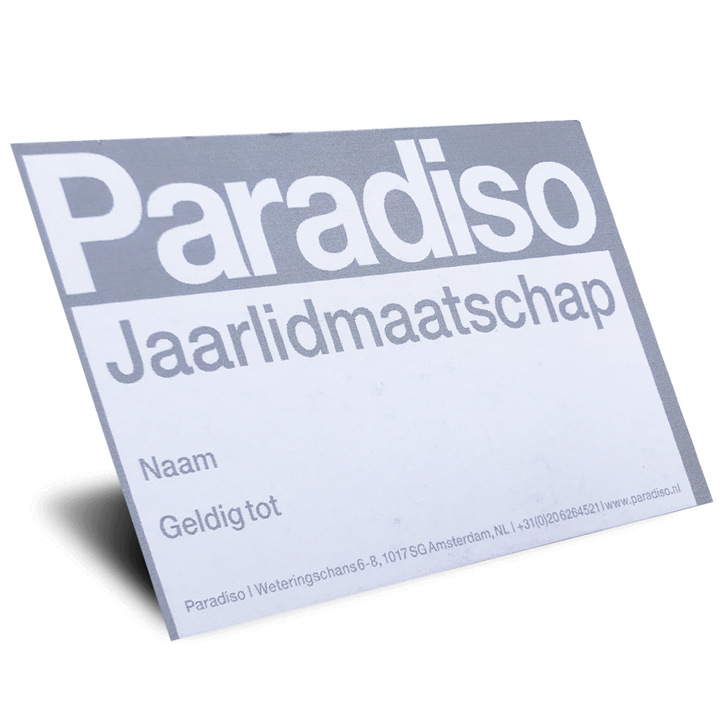 Jaarlidmaatschap