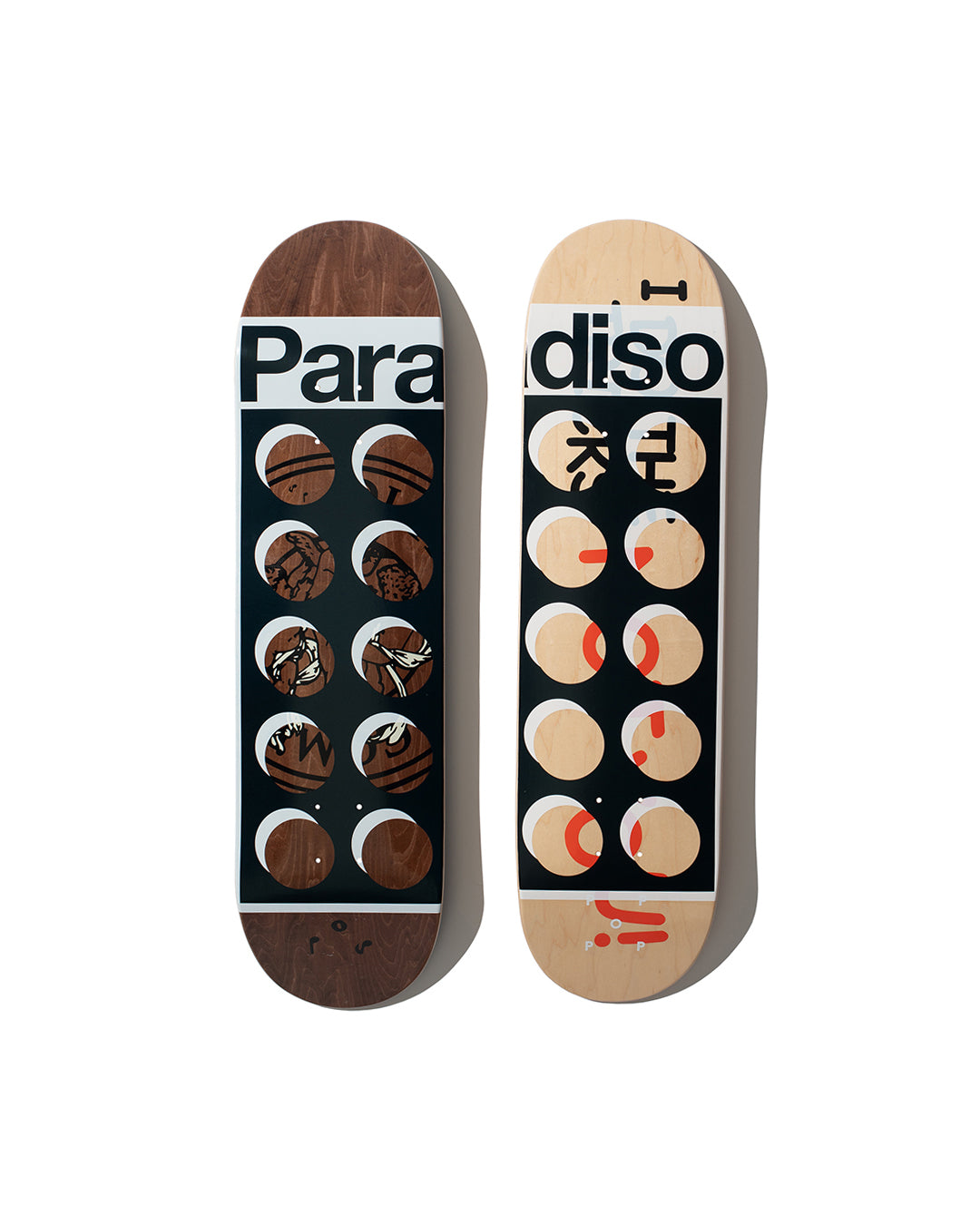 Skateboard Pop Bruin/Blanco