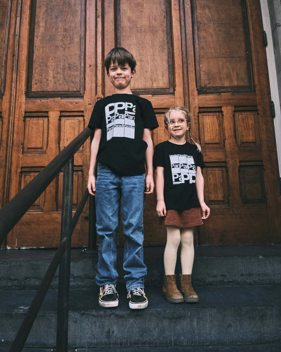 Experimental Jetset • Kinder T-shirts • Zwart