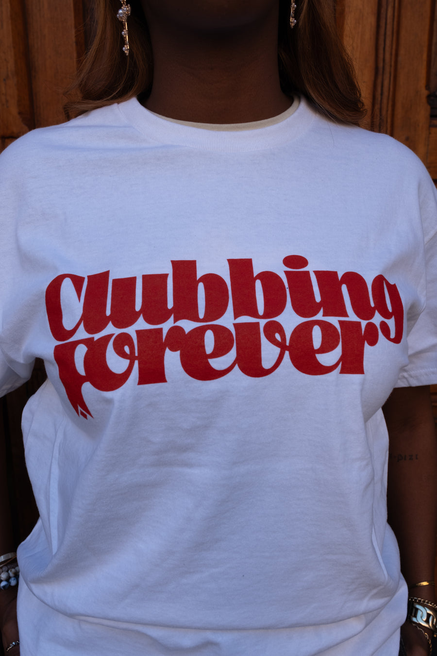 Clubbing Forever • T-shirt • White