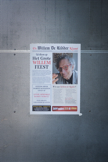 Willem de Ridder krant (speciale ‘Paradiso-uitgave’)