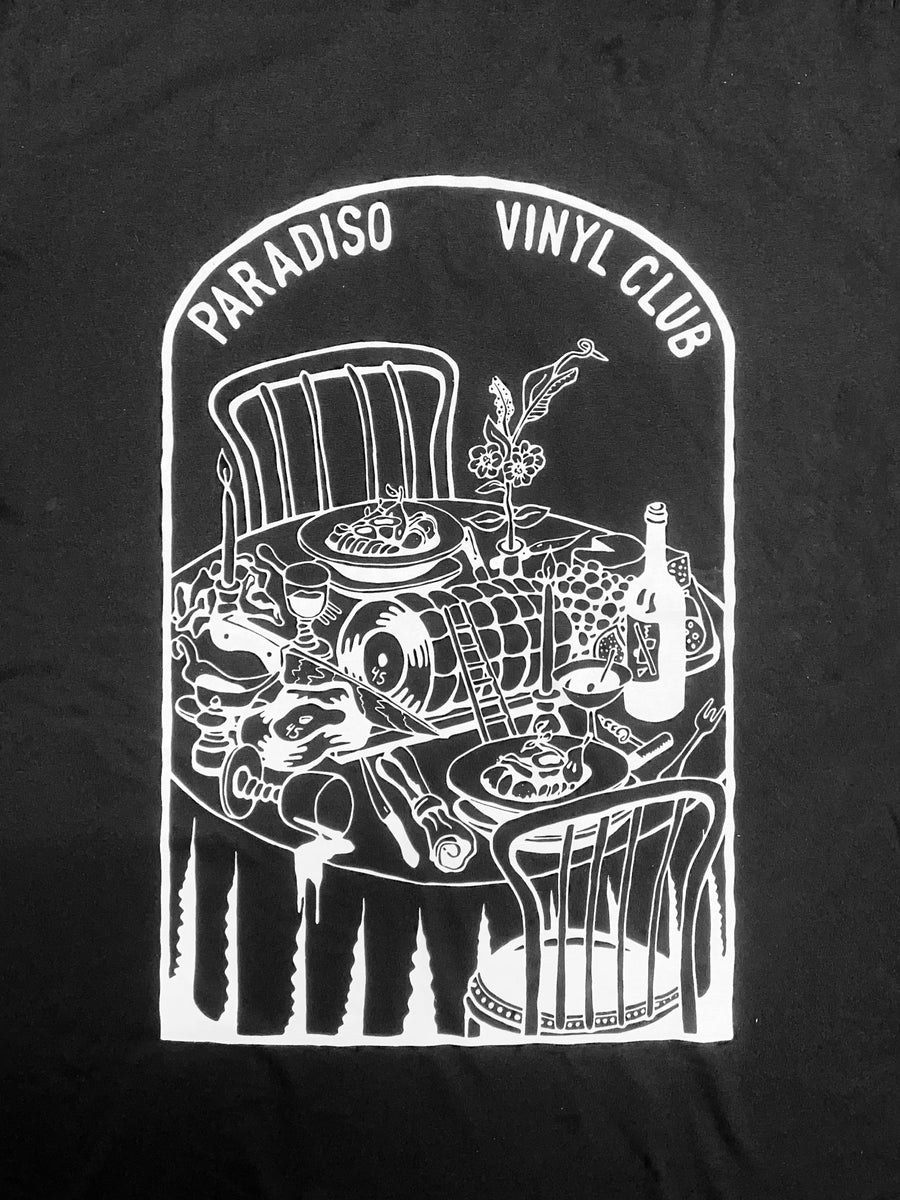 Paradiso Vinyl Club T-shirt (Zwart)