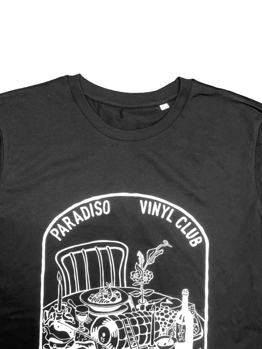 Paradiso Vinyl Club T-shirt (Zwart)